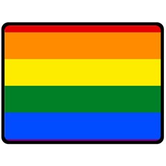 Pride Flag Double Sided Fleece Blanket (Large) 