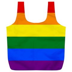 Pride Flag Full Print Recycle Bags (L) 