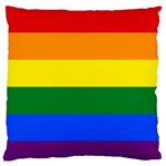 Pride Flag Large Flano Cushion Case (One Side) Front