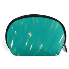 Background Green Abstract Accessory Pouches (large)  by Nexatart