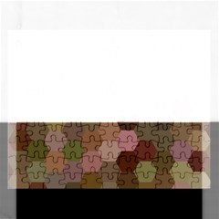 Brown Background Layout Polygon Rectangular Jigsaw Puzzl by Nexatart