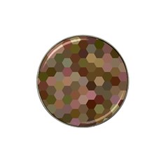 Brown Background Layout Polygon Hat Clip Ball Marker