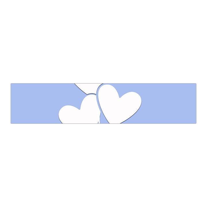 Clouds Sky Air Balloons Heart Blue Velvet Scrunchie