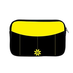 Flower Land Yellow Black Design Apple Macbook Pro 13  Zipper Case by Nexatart