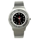 Ship Space Spaceship Stainless Steel Watch Front