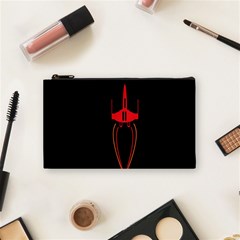 Ship Space Spaceship Cosmetic Bag (small)  by Nexatart