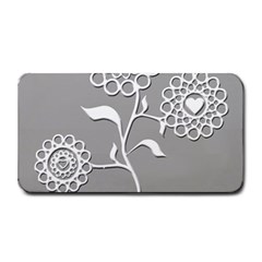 Flower Heart Plant Symbol Love Medium Bar Mats by Nexatart