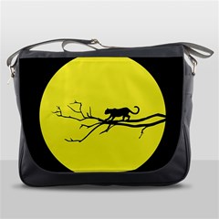 Jaguar Puma Animal Panther Cat Messenger Bags by Nexatart