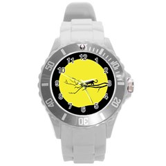 Jaguar Puma Animal Panther Cat Round Plastic Sport Watch (l) by Nexatart