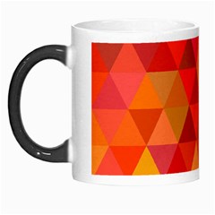 Red Hot Triangle Tile Mosaic Morph Mugs by Nexatart