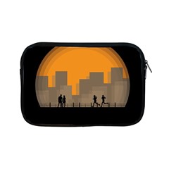 City Buildings Couple Man Women Apple Ipad Mini Zipper Cases by Nexatart