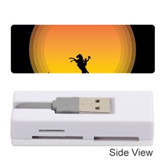 Horse Cowboy Sunset Western Riding Memory Card Reader (stick)  by Nexatart