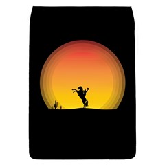 Horse Cowboy Sunset Western Riding Flap Covers (l)  by Nexatart