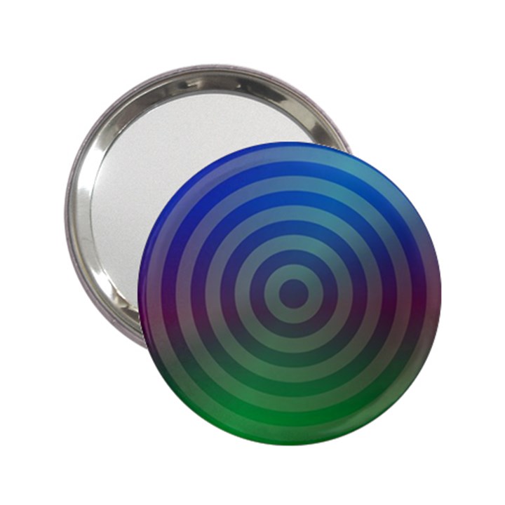 Blue Green Abstract Background 2.25  Handbag Mirrors