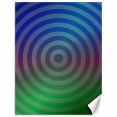 Blue Green Abstract Background Canvas 12  x 16  