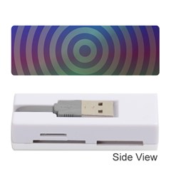 Blue Green Abstract Background Memory Card Reader (Stick) 