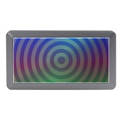 Blue Green Abstract Background Memory Card Reader (Mini)