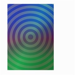 Blue Green Abstract Background Large Garden Flag (Two Sides)