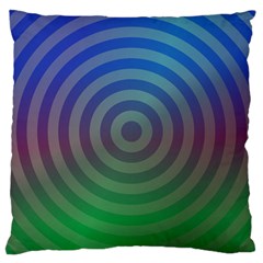 Blue Green Abstract Background Large Cushion Case (one Side) by Nexatart