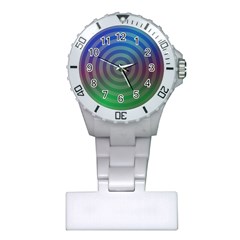 Blue Green Abstract Background Plastic Nurses Watch by Nexatart