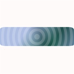 Teal Background Concentric Large Bar Mats by Nexatart