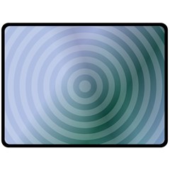 Teal Background Concentric Fleece Blanket (large)  by Nexatart