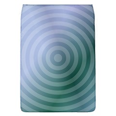 Teal Background Concentric Flap Covers (l)  by Nexatart