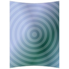 Teal Background Concentric Back Support Cushion