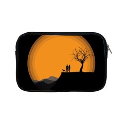 Couple Dog View Clouds Tree Cliff Apple Macbook Pro 13  Zipper Case by Nexatart