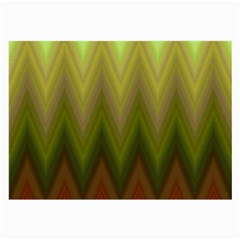 Zig Zag Chevron Classic Pattern Large Glasses Cloth (2-side) by Nexatart