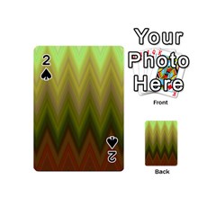 Zig Zag Chevron Classic Pattern Playing Cards 54 (mini) 