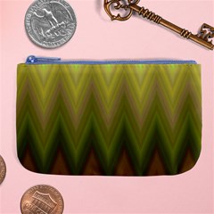 Zig Zag Chevron Classic Pattern Large Coin Purse by Nexatart