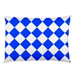 Blue White Diamonds Seamless Pillow Case 26.62 x18.9  Pillow Case