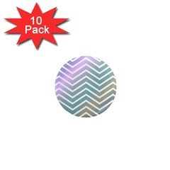 Zigzag Line Pattern Zig Zag 1  Mini Magnet (10 Pack)  by Nexatart