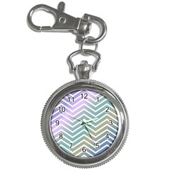 Zigzag Line Pattern Zig Zag Key Chain Watches by Nexatart