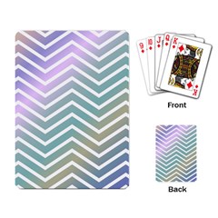 Zigzag Line Pattern Zig Zag Playing Card by Nexatart