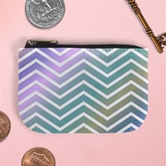 Zigzag Line Pattern Zig Zag Mini Coin Purses by Nexatart