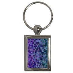 Triangle Tile Mosaic Pattern Key Chains (rectangle)  by Nexatart