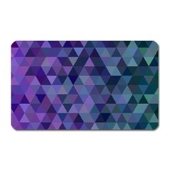 Triangle Tile Mosaic Pattern Magnet (rectangular)