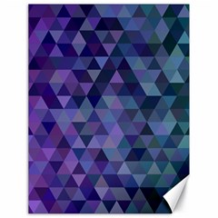 Triangle Tile Mosaic Pattern Canvas 18  X 24   by Nexatart