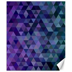 Triangle Tile Mosaic Pattern Canvas 20  X 24   by Nexatart