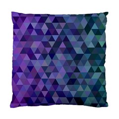 Triangle Tile Mosaic Pattern Standard Cushion Case (two Sides) by Nexatart