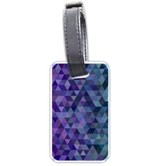 Triangle Tile Mosaic Pattern Luggage Tags (one Side)  by Nexatart