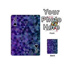 Triangle Tile Mosaic Pattern Playing Cards 54 (mini)  by Nexatart