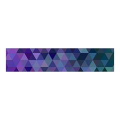 Triangle Tile Mosaic Pattern Velvet Scrunchie