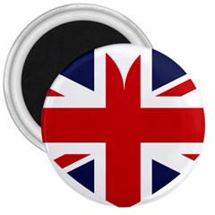 Uk Flag United Kingdom 3  Magnets by Nexatart