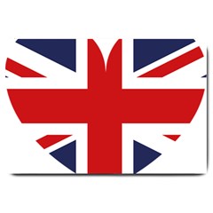 Uk Flag United Kingdom Large Doormat  by Nexatart