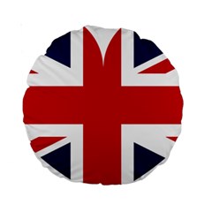 Uk Flag United Kingdom Standard 15  Premium Round Cushions by Nexatart