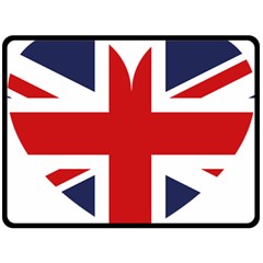 Uk Flag United Kingdom Double Sided Fleece Blanket (large)  by Nexatart