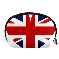 Uk Flag United Kingdom Accessory Pouches (large)  by Nexatart